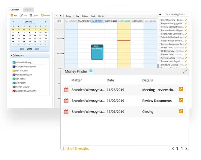 Calendar & Task Management